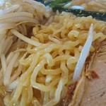 麺のアップ