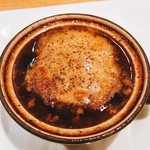 ステーキ・つじ - オニオングラタンスープ