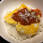 志奈そば 田なか セカンド - 本日のまかないご飯「たまごのチリソースごはん」