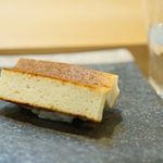 鮨 猪股 - 玉　芝海老、大和芋、青森の卵