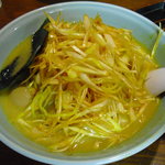 北海道ラーメン おやじ - 【2011.01.　再訪】　ネギおやじ麺１０００円＋大盛１００円＋味付玉子１００円