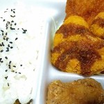 スパイシーコッコちゃん - ソースカツ＆唐揚げ弁当