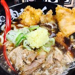 肉肉うどん - 肉とり天うどん税込９７０円