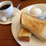 みぃ珈琲 - H.29.3.10.昼 オールタイムモーニング A.トーストセット 490円税込