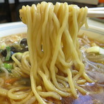 中国菜館 岡田屋 - モヤシソバ/麺リフト