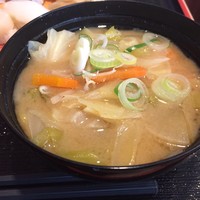 寿司 高瀬 - 鰹だし具沢山の味噌汁