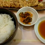Michinoekia Runi Kyu Zero Tochio - ご飯、お新香、醤油皿