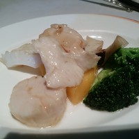 龍天門 - 海鮮と鶏肉　野菜の炒め