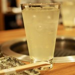 肉家かぐら - レモンチューハイ