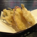いなか亭 - 天ぷら3種