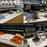 Lufthansa Business Lounge Z50 - デザートもあります