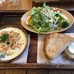CAFE M - カキのクリームグラタンSet