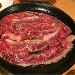 焼肉問屋 牛蔵 - 新メニュー、黒毛和牛薄切りカルビ