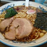 かまや食堂 - 中華そば（大盛り）