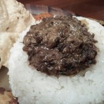 ダルバートダイニング - バートにダルスープをかけた所