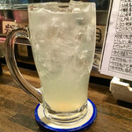 Gomigokan Chikin Raisu - 生レモンサワー  国産レモン使用
