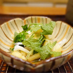 竹屋町 三多 - 白魚のポン酢和え