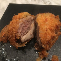 フレンチ串揚げ BEIGNET 大阪･ウメシバ - 原木椎茸 肉詰め