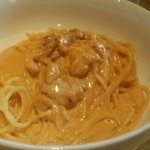 カフェ ティ ラッポラ - ウニのクリームスパゲティーニ