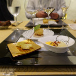 トゥ・ラ・ジョア - ホワイトアスパラの三種盛り