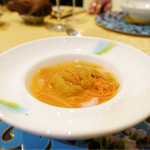 トゥ・ラ・ジョア - 蕗の薹の椀蒸し