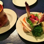 ACQUAMARE - 三浦産の野菜を使ったバーニャカウダ(的な名前)