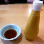 キッチン丸山 - 酢醤油と辛子