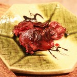 柳家 - フォアグラ の お味に近い食感の 鴨のレバー。