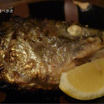 しゃけ小島 - 鮭のカブト焼　１００円