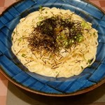 鎌倉パスタ - じゃがいもとえだまめの生パスタ(明太子入り)