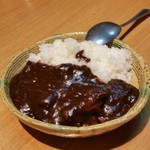 げんき食堂 WAKU家 - 「ミニ黒カレー (454円)」