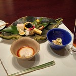 由布院 玉の湯 - 季節の小ばち、旬の山菜等の盛合せ