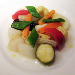 コート ドール - 冷製季節の野菜のエチュベ コリアンダー風味(3800円+税)