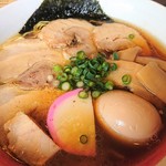 中華そば店 遠州 - チャーシュー麺＋味玉