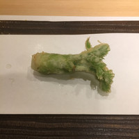 割烹 一楓 - 天麩羅 : タラの芽