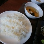 Biton - 蔵王産JAPAN Xのローストポーク(1380円) ライス・スープ