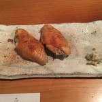 じどりや 穏座 - 淡海地鶏 手羽先塩焼