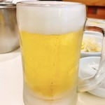 高句麗参鶏湯 - もちろんのっけから生ビールでビアビアするでしょ？