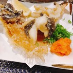 酒肴結 さかぐち - 目板カレイの唐揚げ