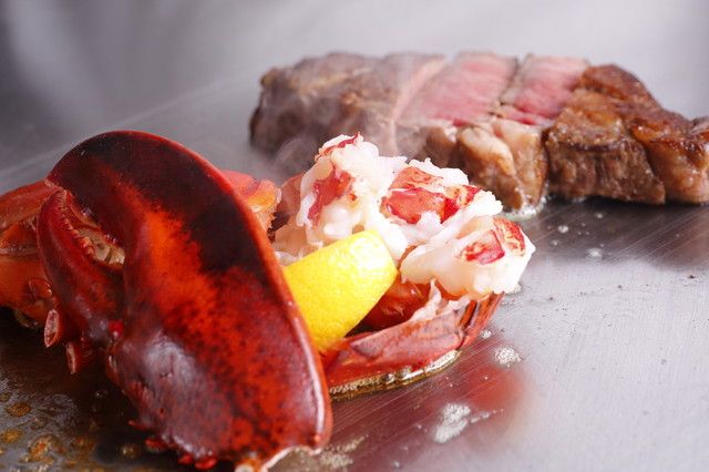 鉄板焼　藤  - 釧路（鉄板焼き）