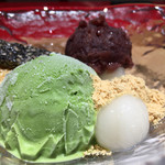 イッピン カフェ - 宇治抹茶アイスクリーム 2016/05/09