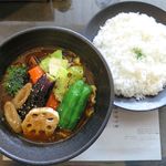 一文字カリー店 - アサリベーコンスープカリーのアップ