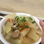 谷川製麺所 - 大根も大き目カットで食べごたえありです✌