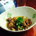 Beef tendon stew in soy sauce