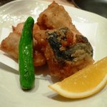 新鮨し - 河豚の唐揚げ