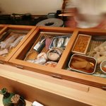 新鮨し - 木枠のカッコいいネタケース