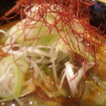 つけ蕎麦　安土 - 鶏つけ汁　アップ