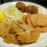 ずぼら - 揚げ物盛り合わせ