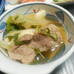 ずぼら - 鍋の鴨肉