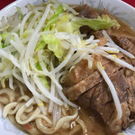 ラーメン二郎 - 小ラーメンブタダブル(ブタ10枚は圧巻)